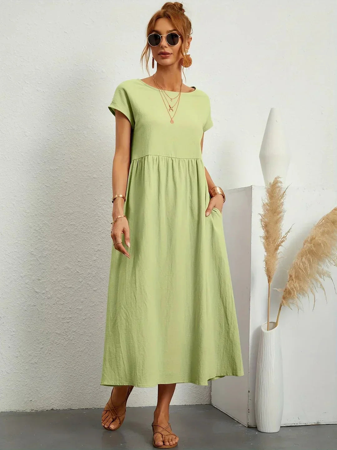 GABRIELLE | Abito midi elegante con silhouette fluida 13