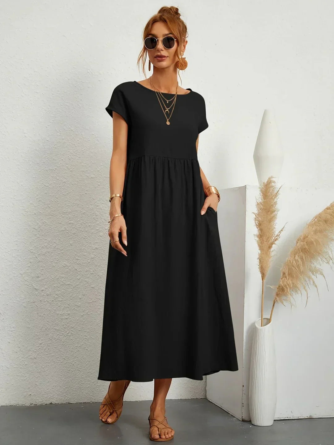 GABRIELLE | Abito midi elegante con silhouette fluida 14
