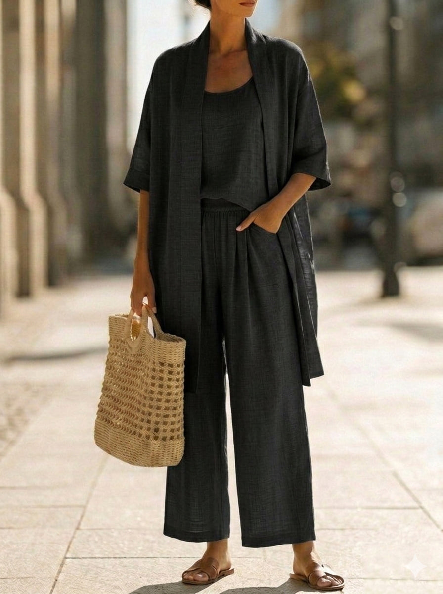 GIULIA | Set Tuta Donna con Pantaloni Ampi 6