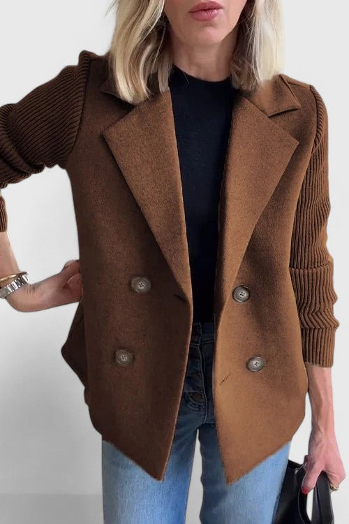 JASMINE | Giacca blazer con maniche a contrasto 7