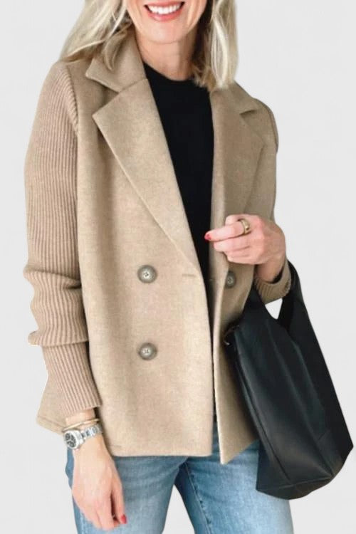 JASMINE | Giacca blazer con maniche a contrasto 8