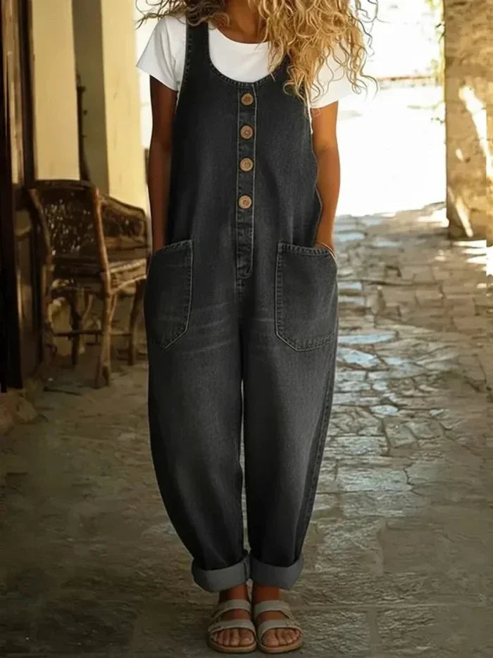 LORA | Salopette con lavaggio vintage 2