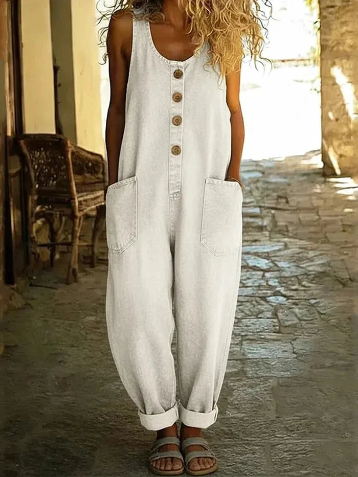 LORA | Salopette con lavaggio vintage 3