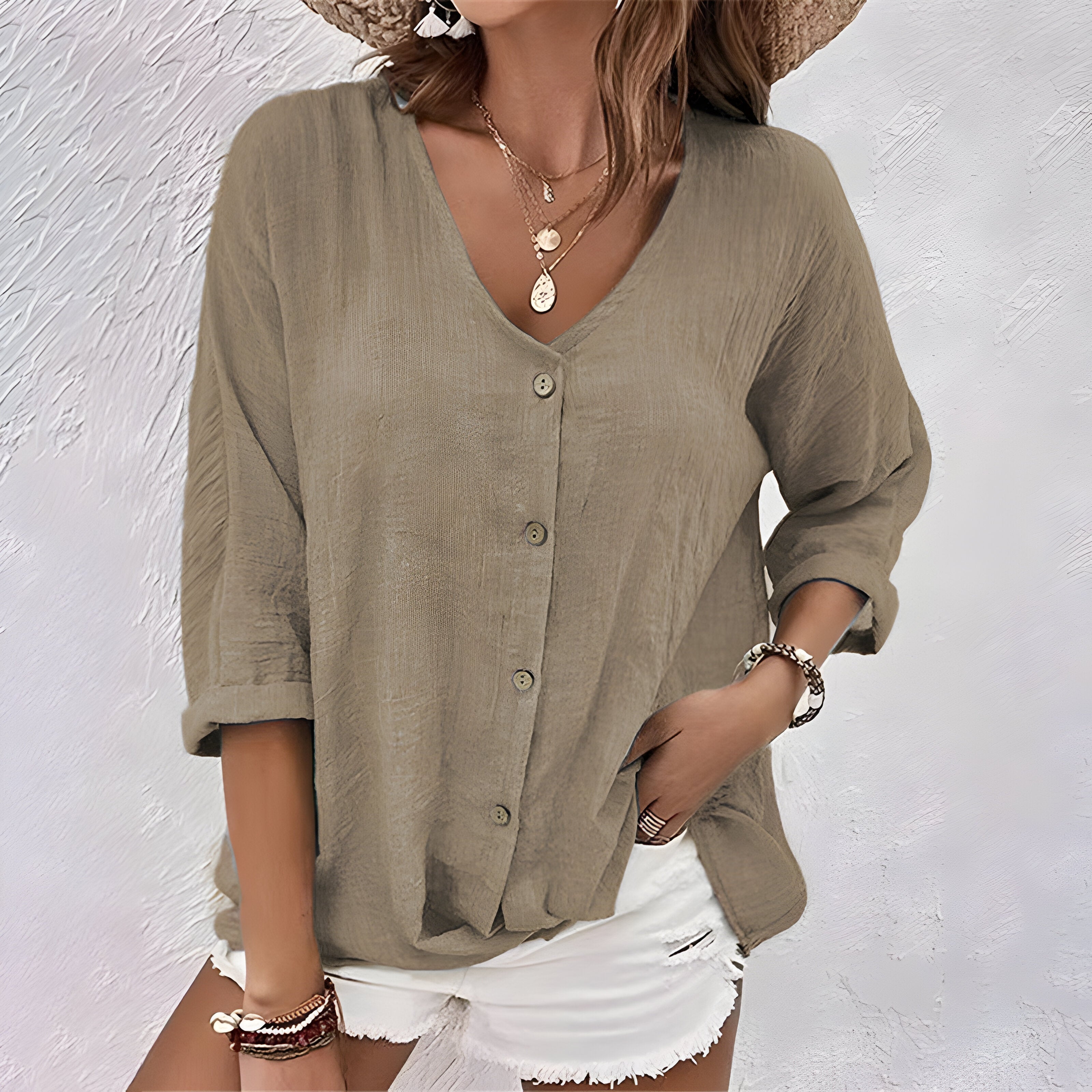 MARIA | Camicetta con scollo a V 6