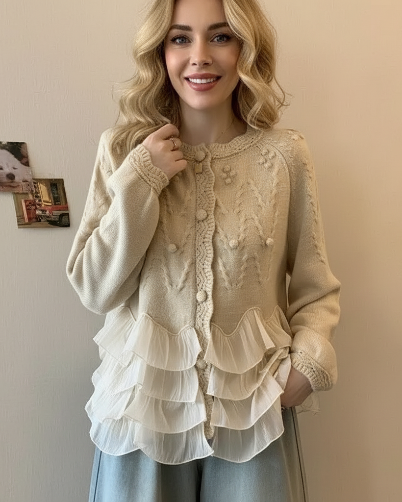 NATALIE – Cardigan – Dettaglio elegante 0