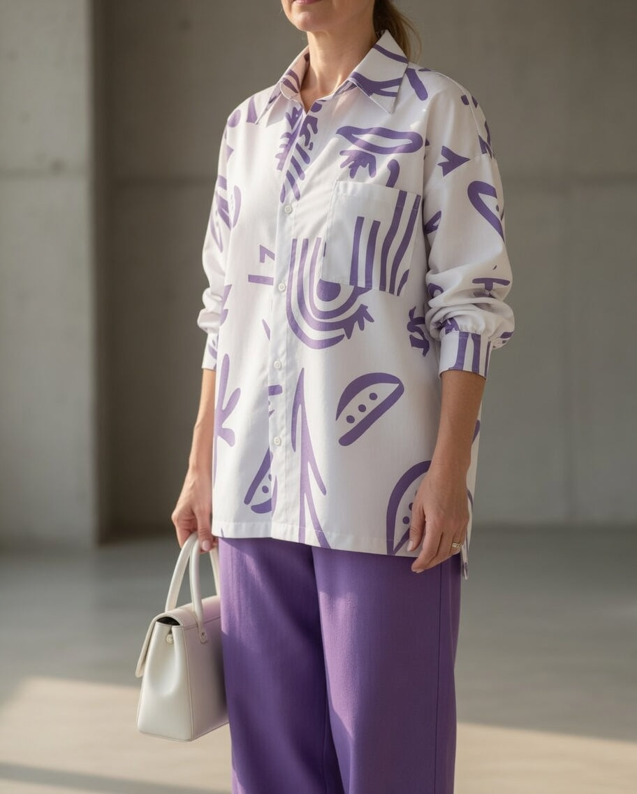 NATALIE | Set tuta con camicia oversize 1
