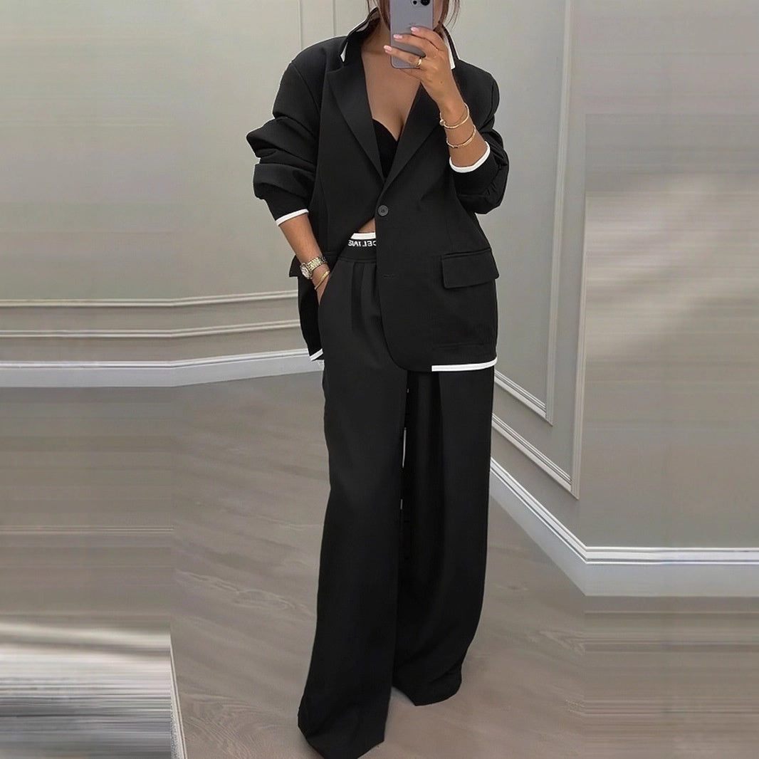 PAMELA | Completo con pantaloni ampi 3