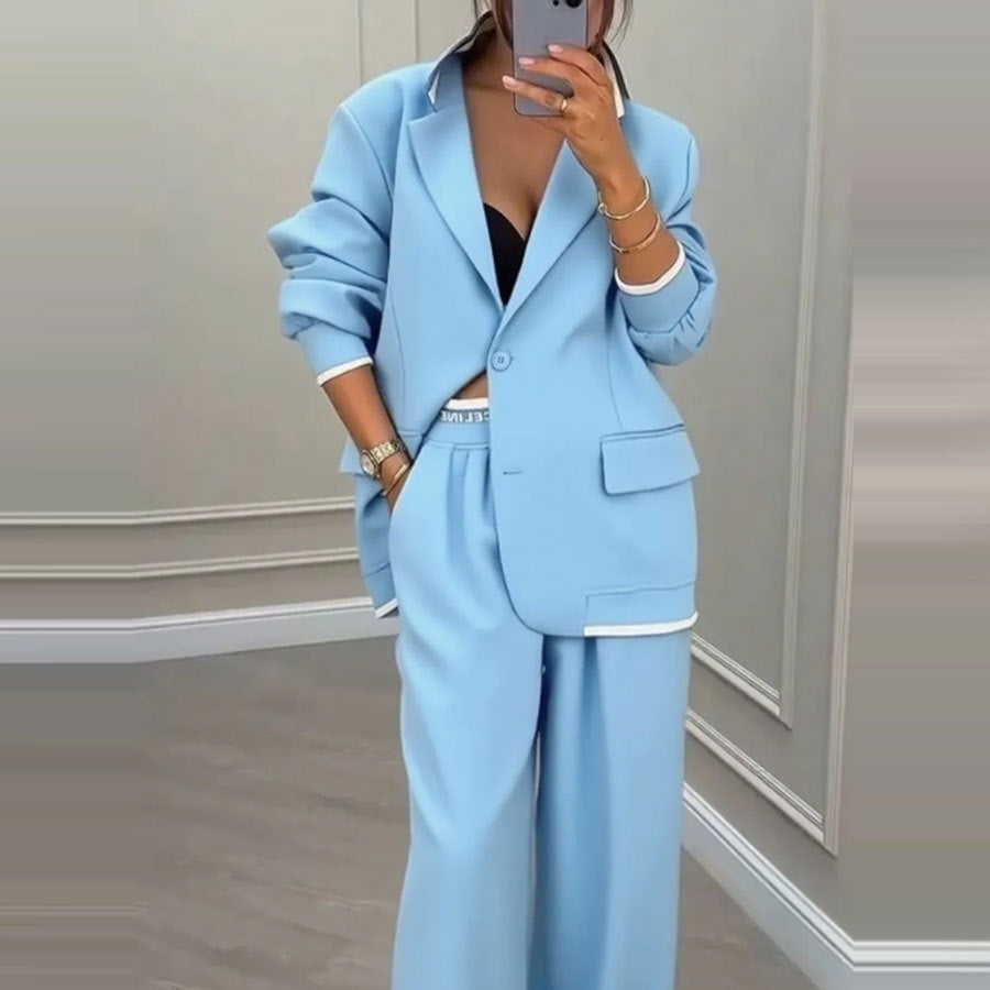 PAMELA | Completo con pantaloni ampi 5
