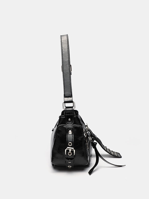 RIVET | Borsa a tracolla con tasca 3D 3