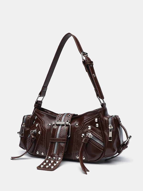 RIVET | Borsa a tracolla con tasca 3D 4