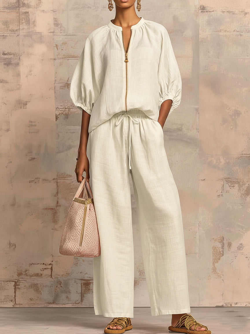 SERENA | Set tuta con camicia ampia 0