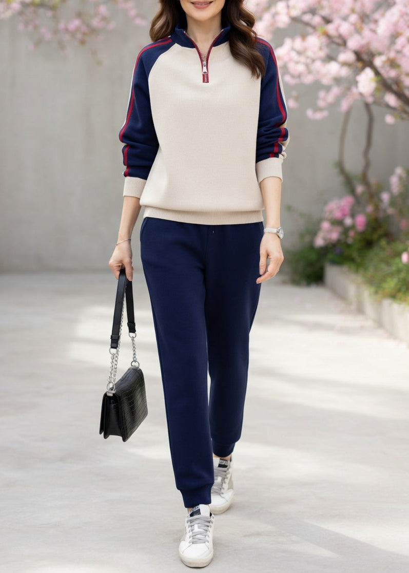 TESSA | Set Sportivo con Pullover Color Block 2