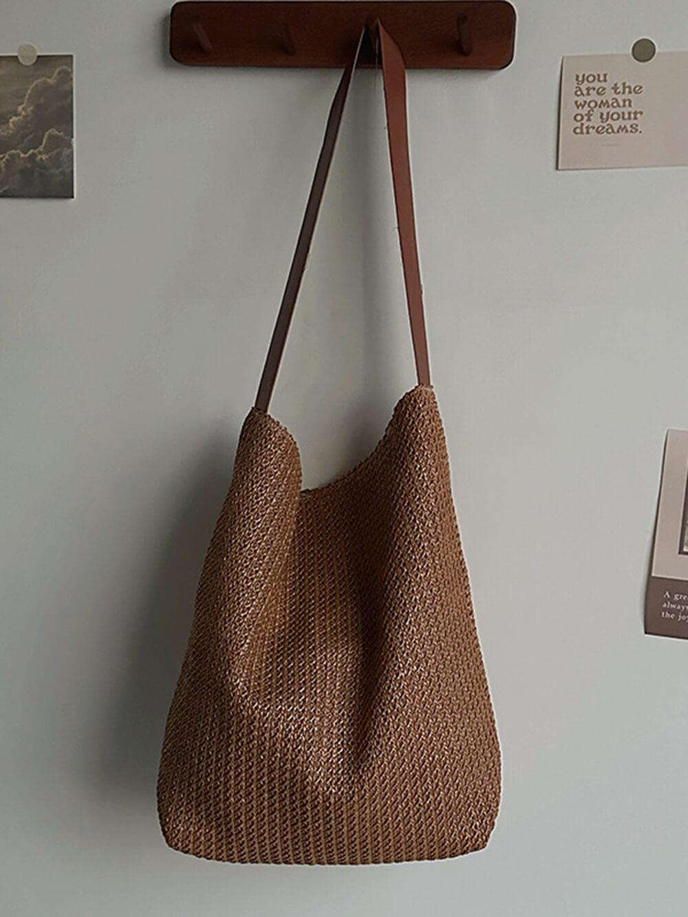 VACATION LAZY | Borsa Tote in Paglia Spaziosa 2