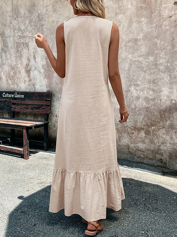 WIKTORIA | Abito Donna con Volant 8